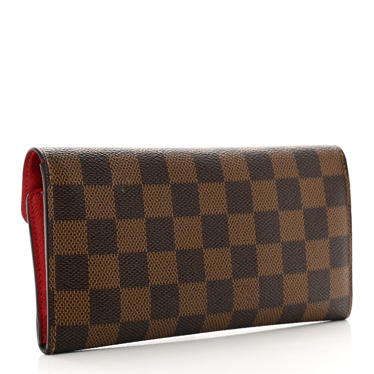 Damier Ebene Josephine Wallet Red