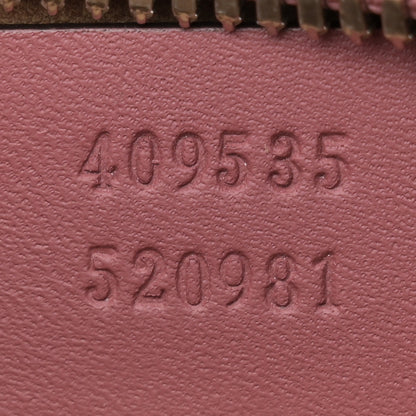 Gucci GG Supreme Monogram Blooms Mini Chain Shoulder Bag Beige Multicolor Dry Rose 7 of 15