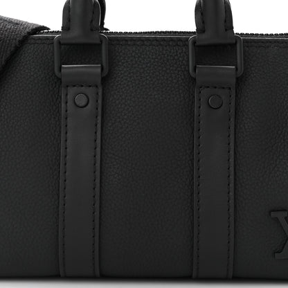 Louis Vuitton Taurillon Keepall Bandouliere 25 Black 7 of 9