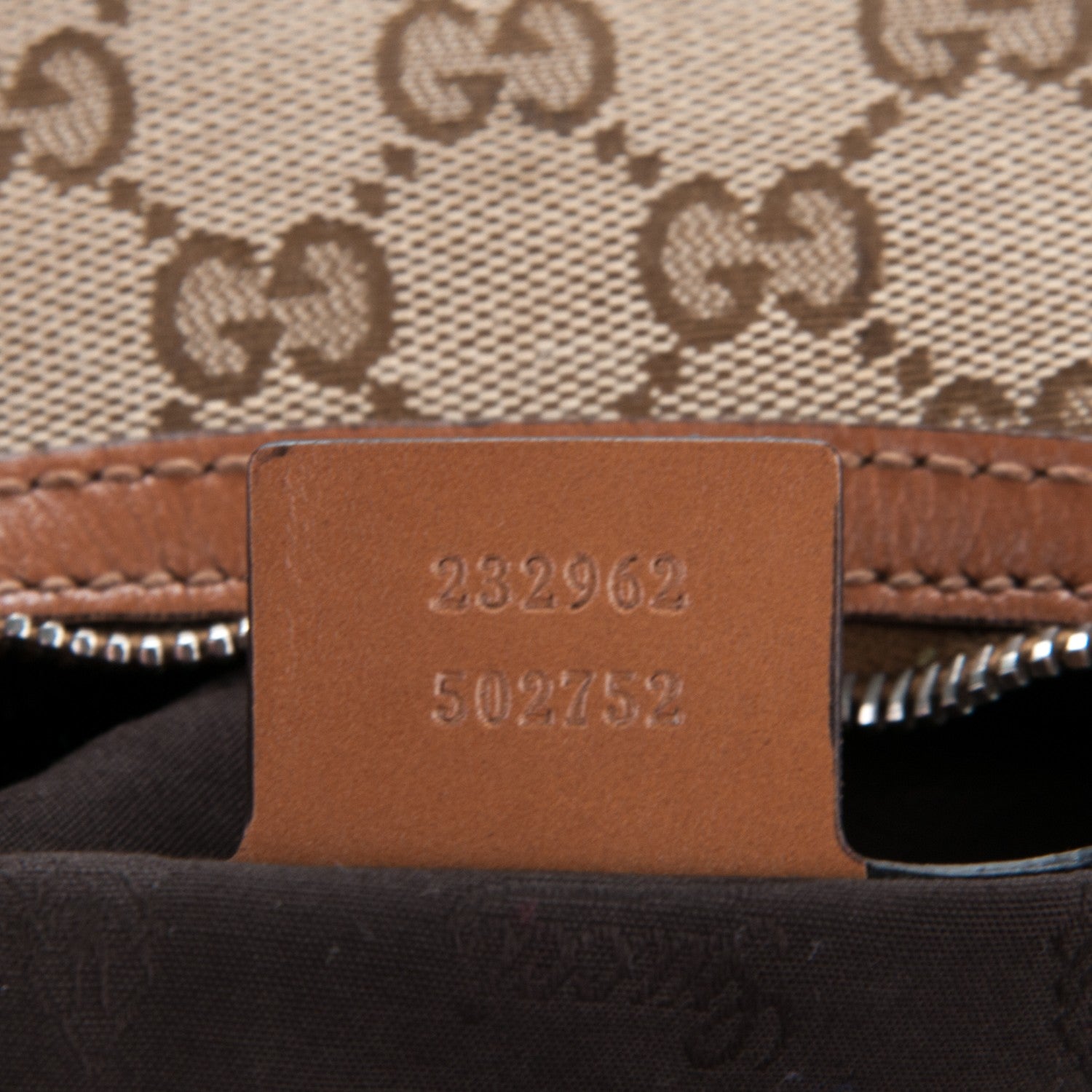 Gucci Monogram Medium GG Twins Hobo Tan 6 of 6