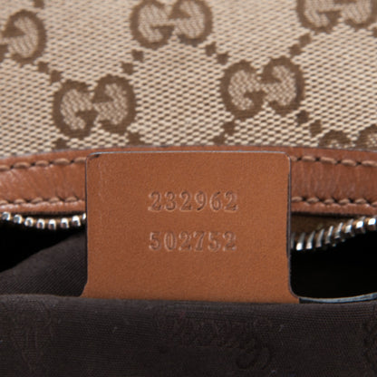 Gucci Monogram Medium GG Twins Hobo Tan 6 of 6