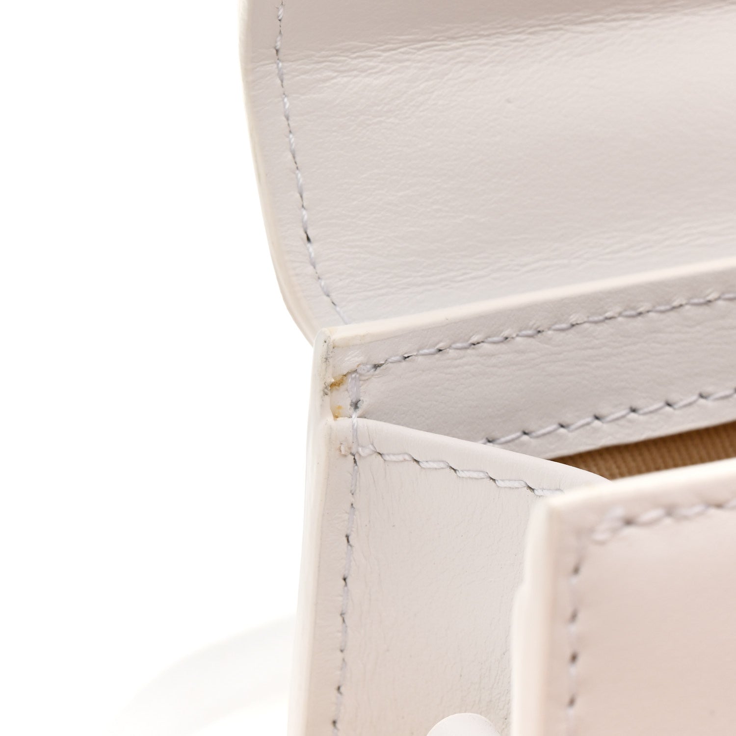 Jacquemus Smooth Calfskin Le Chiquito Long White 16 of 16