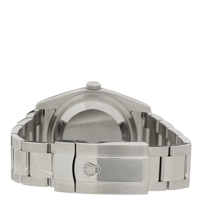 Rolex Stainless Steel 18K White Gold 36mm Oyster Perpetual Datejust Turn-O-Graph Watch White 116264 3 of 4