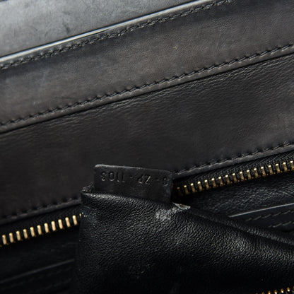 Celine Canvas Smooth Calfskin Suede Mini Tri-Color Luggage 20 of 21