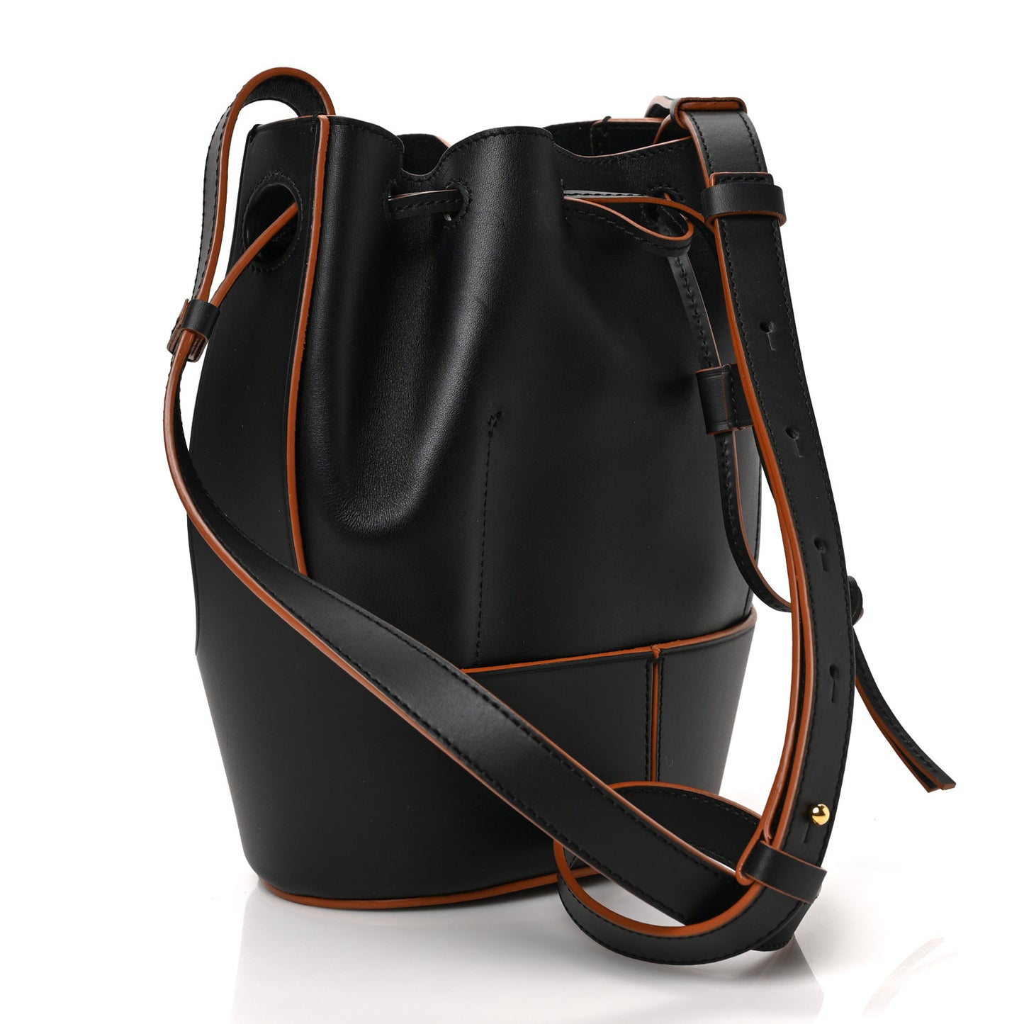 Nappa Calfskin Small Balloon Bag Black