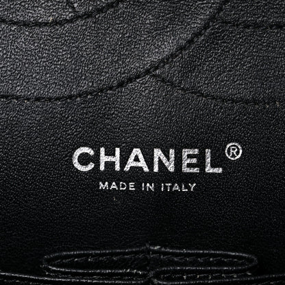 Chanel Glazed Aged Calfskin Quilted 2.55 Reissue 227 Flap Black 6 of 20
