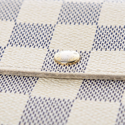 Louis Vuitton Damier Azur Sarah Wallet 13 of 15