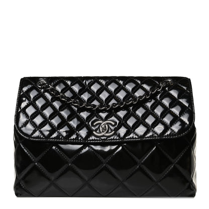 Chanel Vinyl Quilted In the Business Flap Bag Black 1 of 16