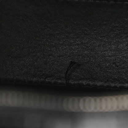 Balenciaga Shiny Calfskin Logo Crocodile Embossed S Everyday Camera Bag with Handle Black 9 of 9
