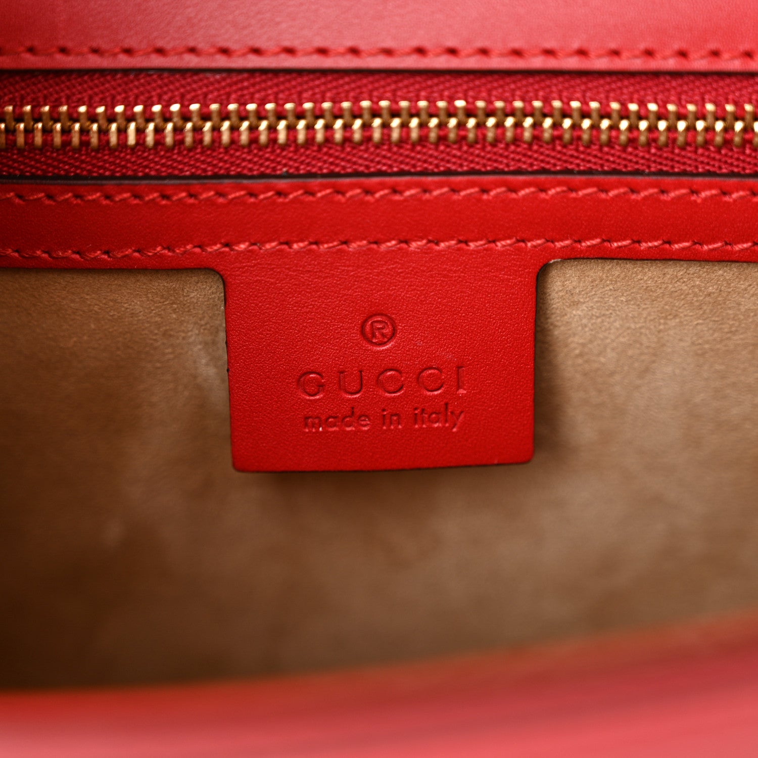 Gucci Calfskin Small Sylvie Shoulder Bag Hibiscus Red 6 of 11