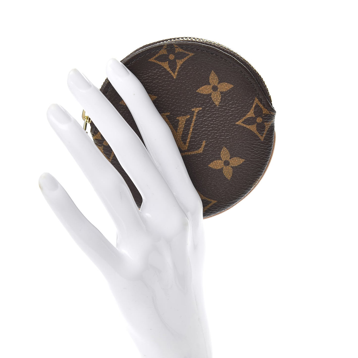 Monogram Round Coin Purse