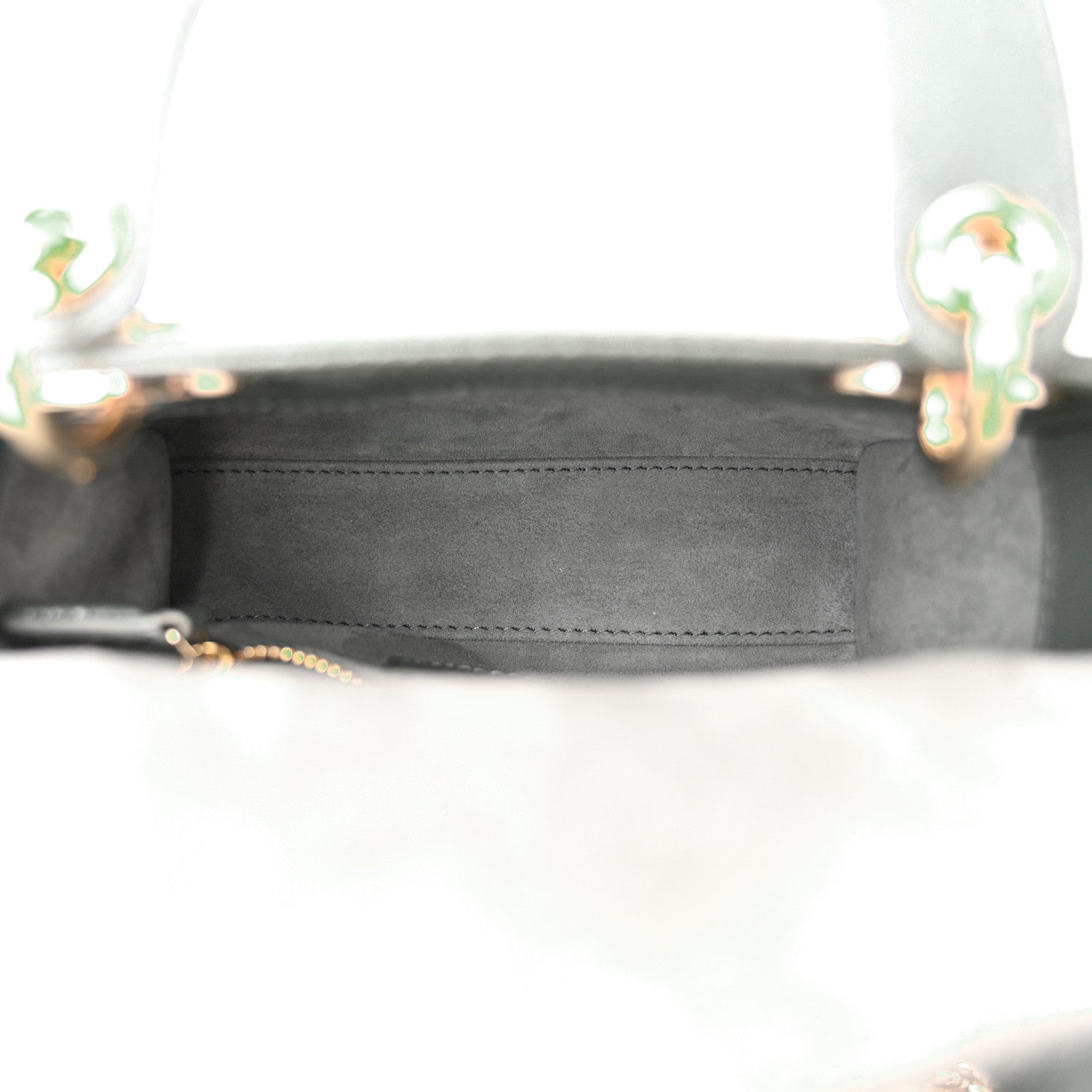 Christian Dior Lizard Mini Lady Dior Light Grey 5 of 11