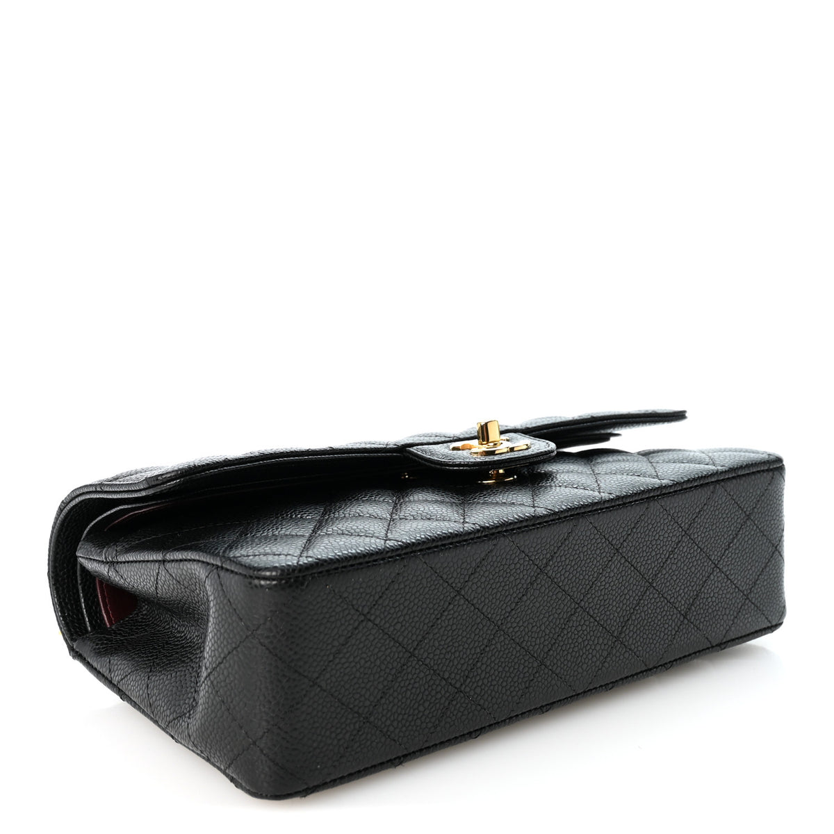 Chanel Caviar Quilted Medium Double Flap Black 4 of 10