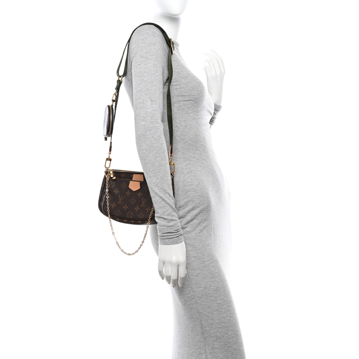Louis Vuitton Monogram Multi Pochette Accessories Kaki 2 of 12