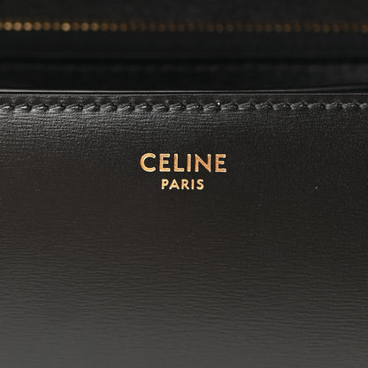 Celine Box Calfskin Medium Classic Box Flap Bag Black 6 of 9