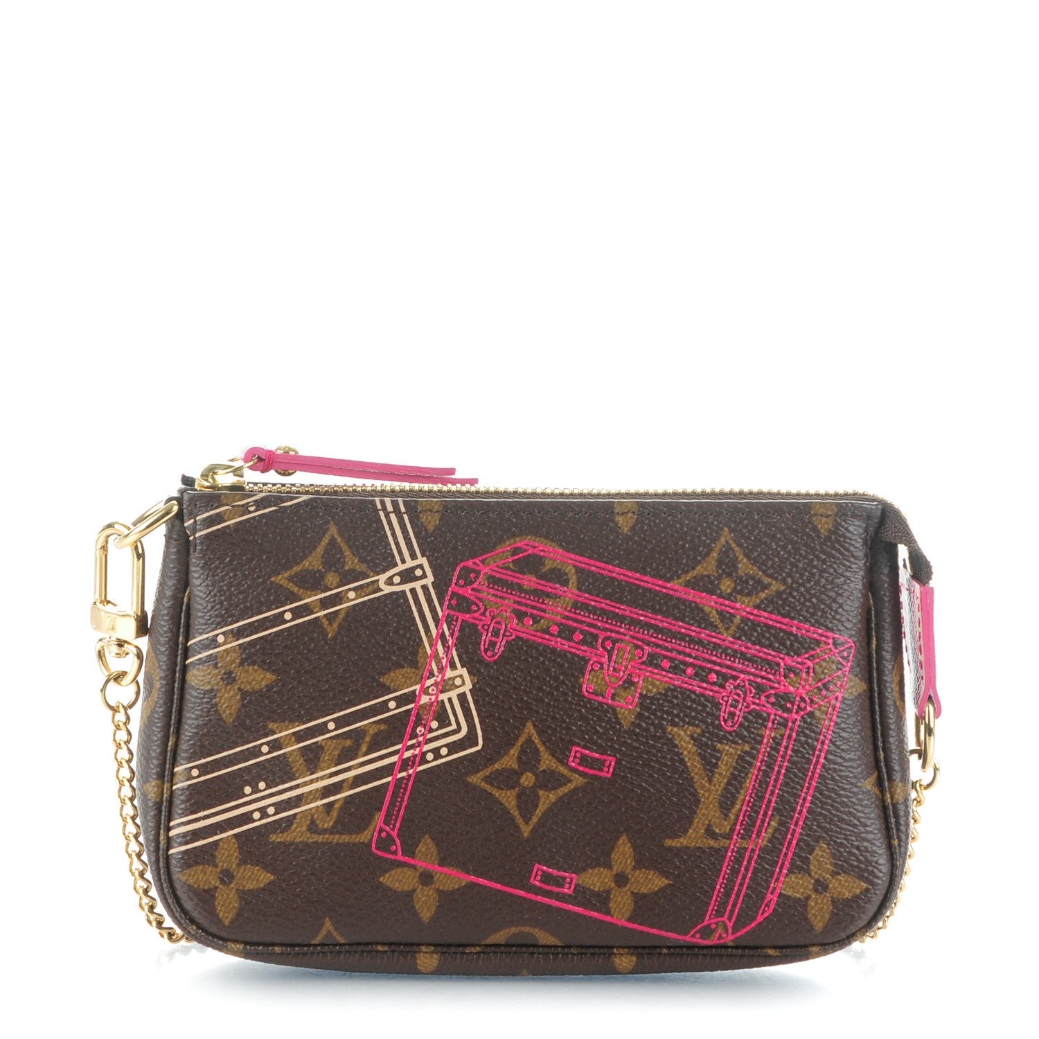 Louis Vuitton Monogram 2014 Christmas Animation Mini Pochette Accessories 1 of 7