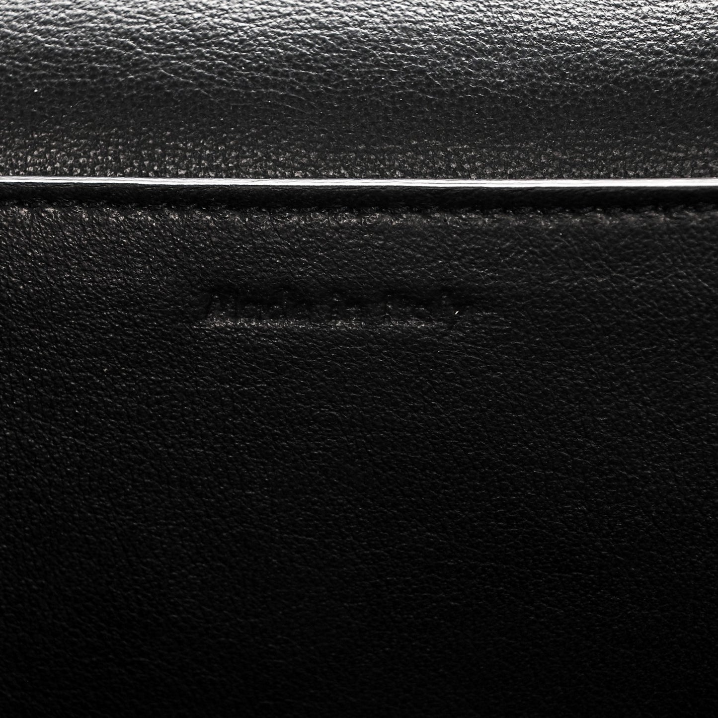 Shiny Smooth Calfskin Cotton Medium Frame Shoulder Bag Black White