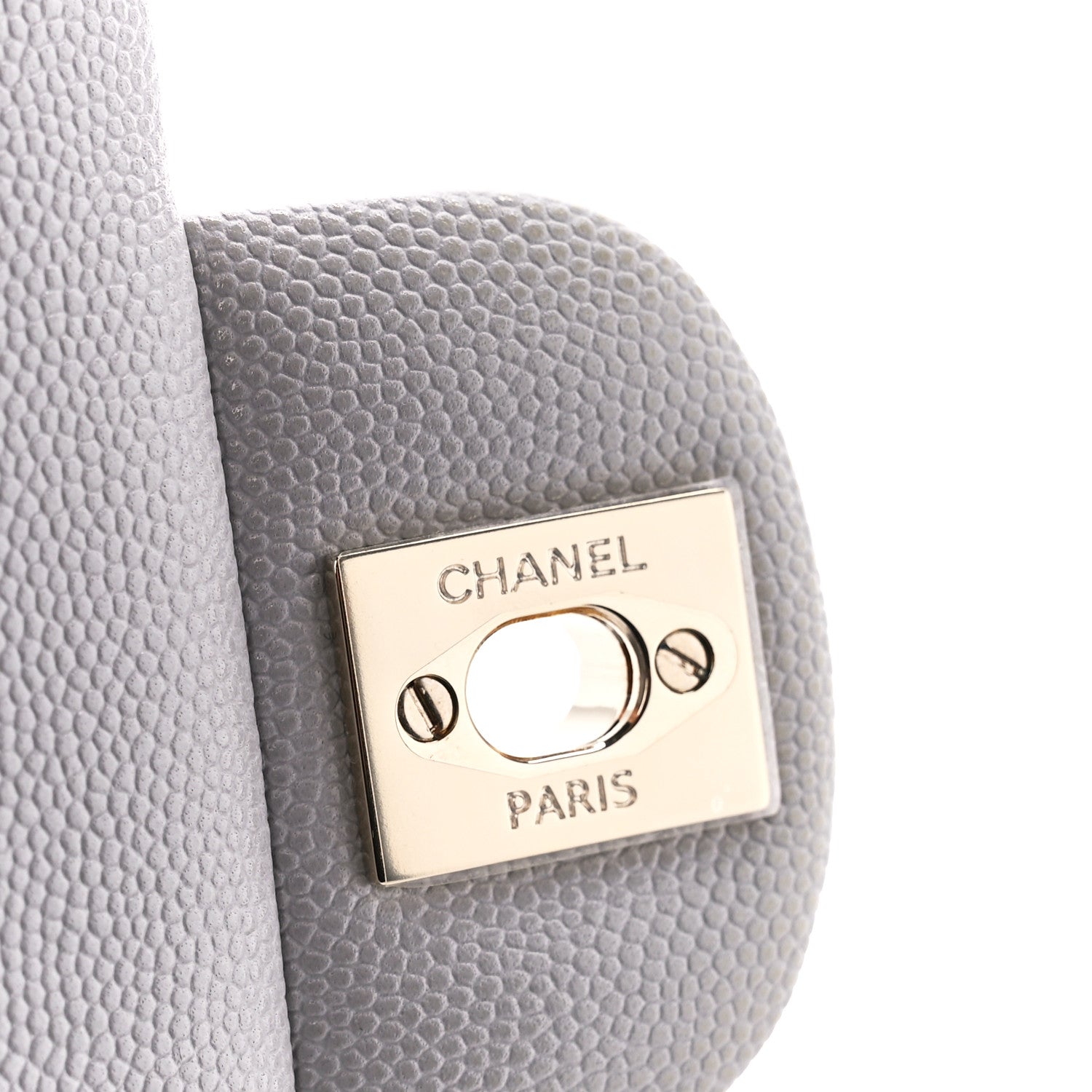 Chanel Caviar Quilted Small Double Flap Grey 7 of 12