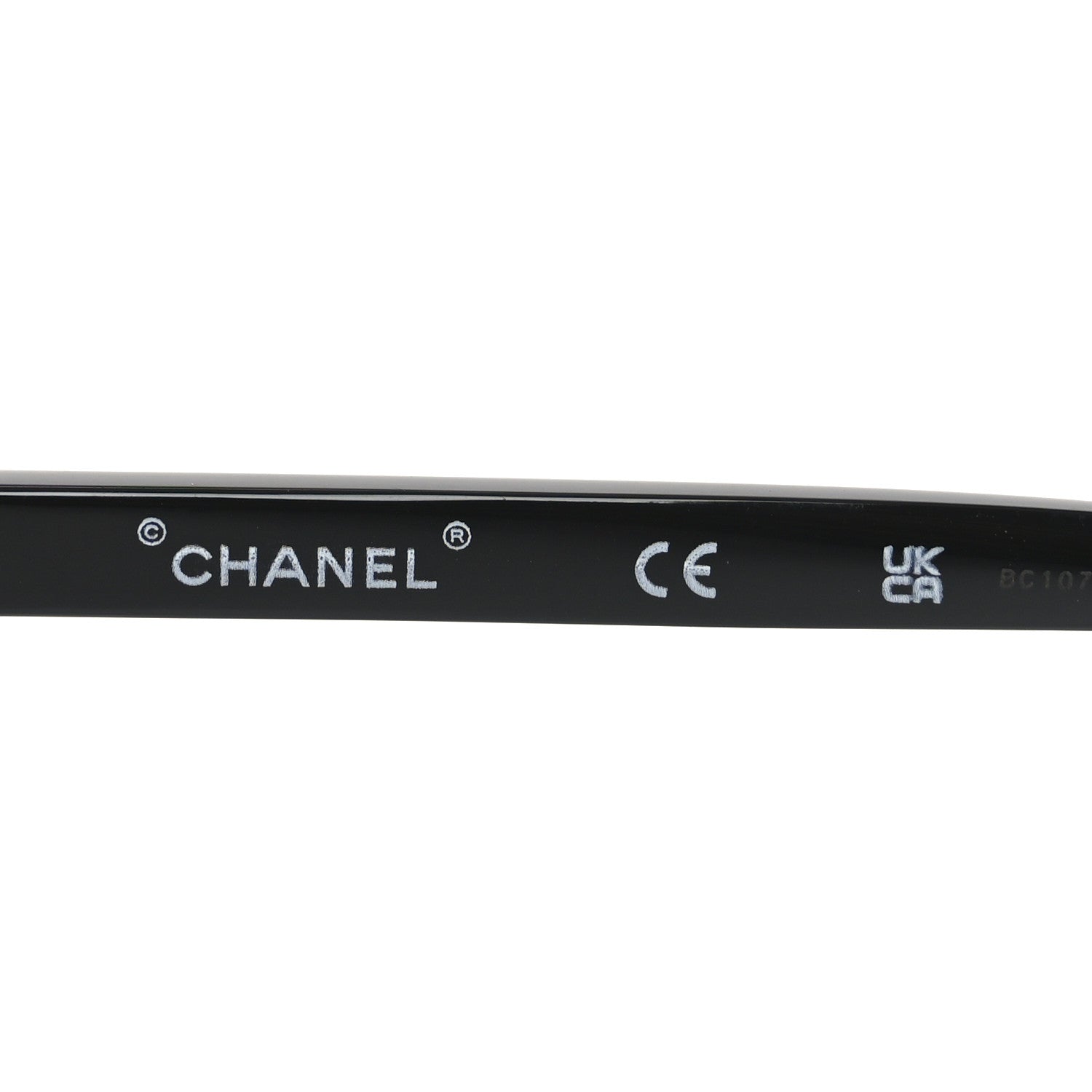 Chanel Acetate Oval Sunglasses 71571A Black 5 of 7