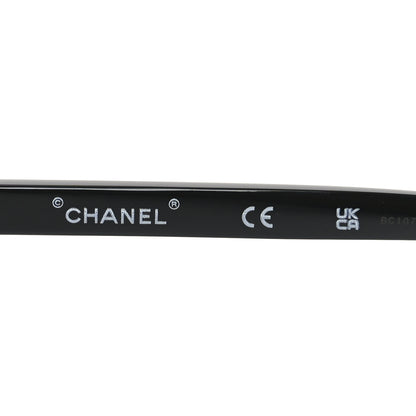 Chanel Acetate Oval Sunglasses 71571A Black 5 of 7
