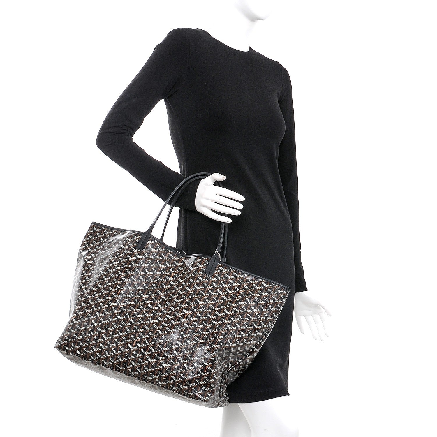 Goyard Goyardine Saint Louis GM Black 2 of 6