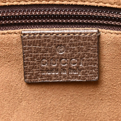 Gucci GG Supreme Monogram Tian Web Medium Flat Messenger Beige Multicolor New Acero 6 of 15