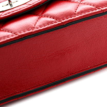 Mulberry Shiny Buffalo Quilted Darley Shoulder Bag Red 11 of 11