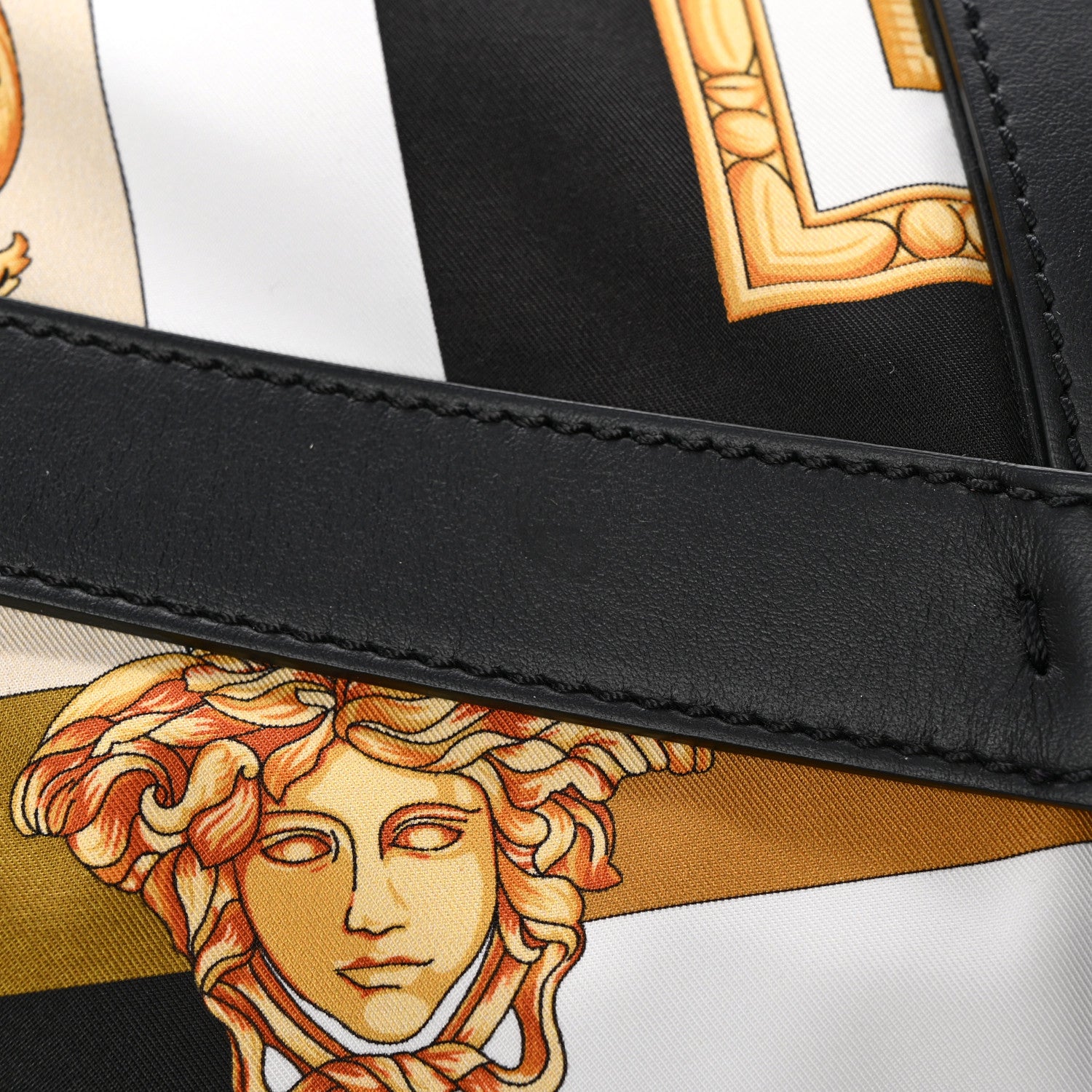 Versace Nylon Baroque Print Duffle Bag Multicolor 13 of 13