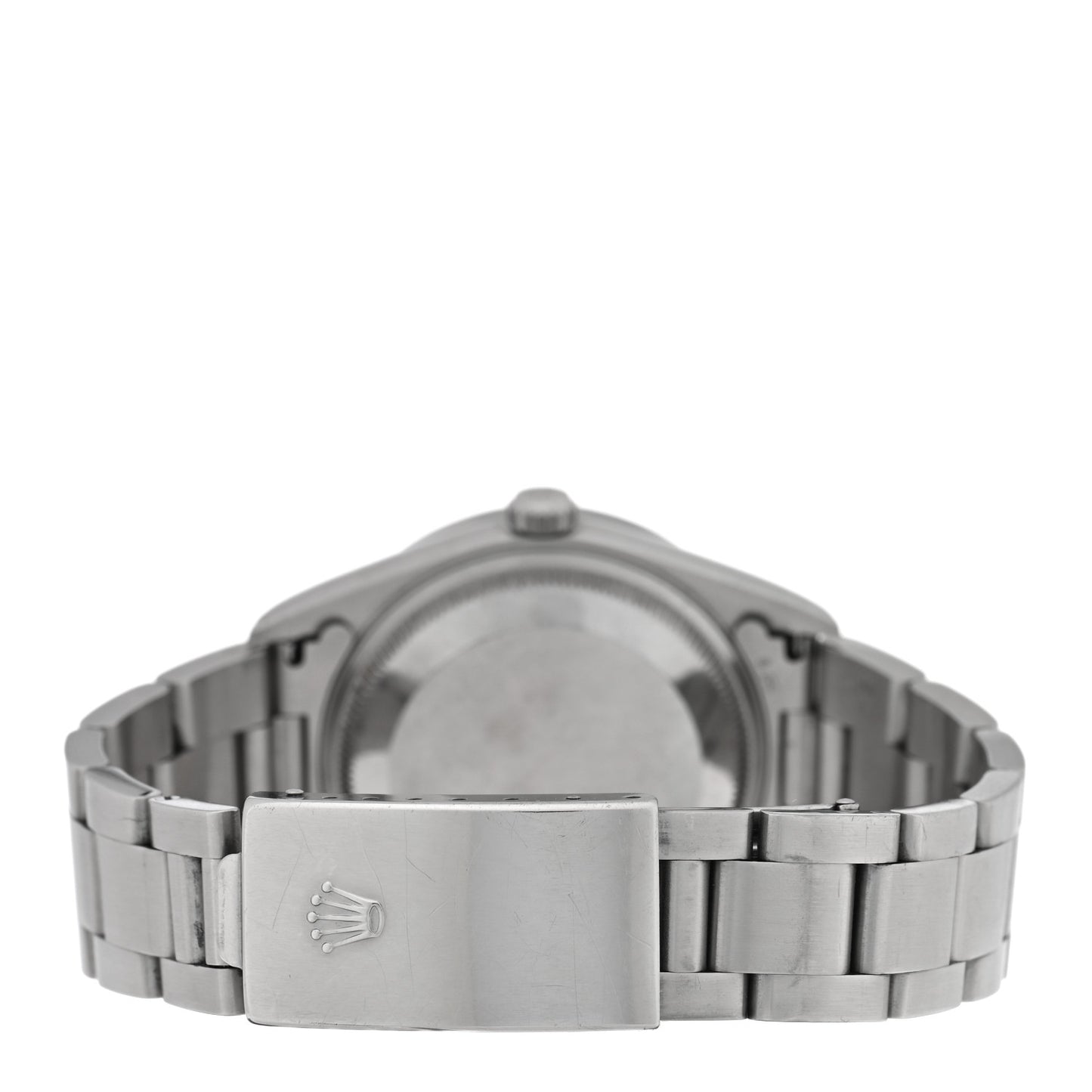 Stainless Steel 34mm Oyster Perpetual Date Watch Black 15210