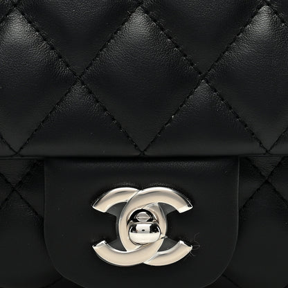 Chanel Calfskin Quilted CC Uniform Flap Belt Bag Black 8 of 10
