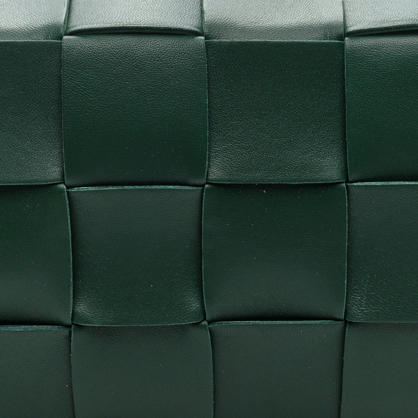 Lambskin Maxi Intrecciato Brick Cassette Bag Raintree Green