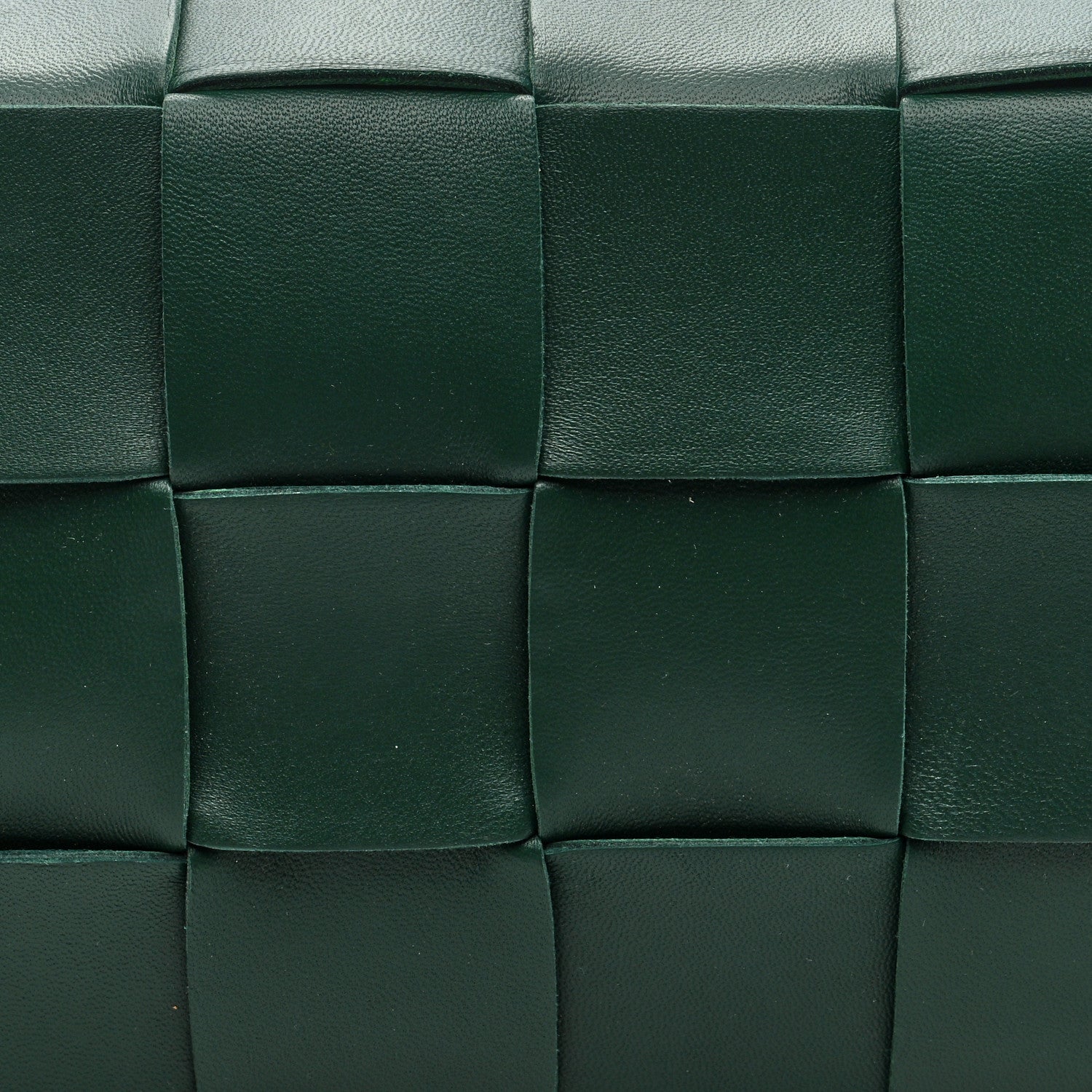 Bottega Veneta Lambskin Maxi Intrecciato Brick Cassette Bag Raintree Green 7 of 9