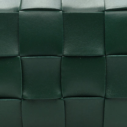 Bottega Veneta Lambskin Maxi Intrecciato Brick Cassette Bag Raintree Green 7 of 9