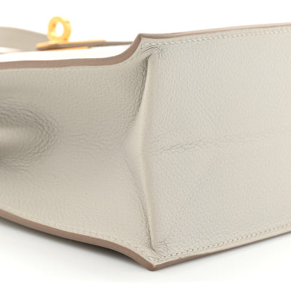 Hermes Evercolor Kelly Danse II Belt Bag Gris Perle 8 of 12