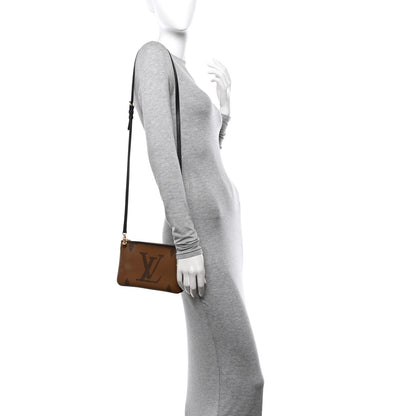 Louis Vuitton Reverse Monogram Giant Double Zip Pochette 2 of 15