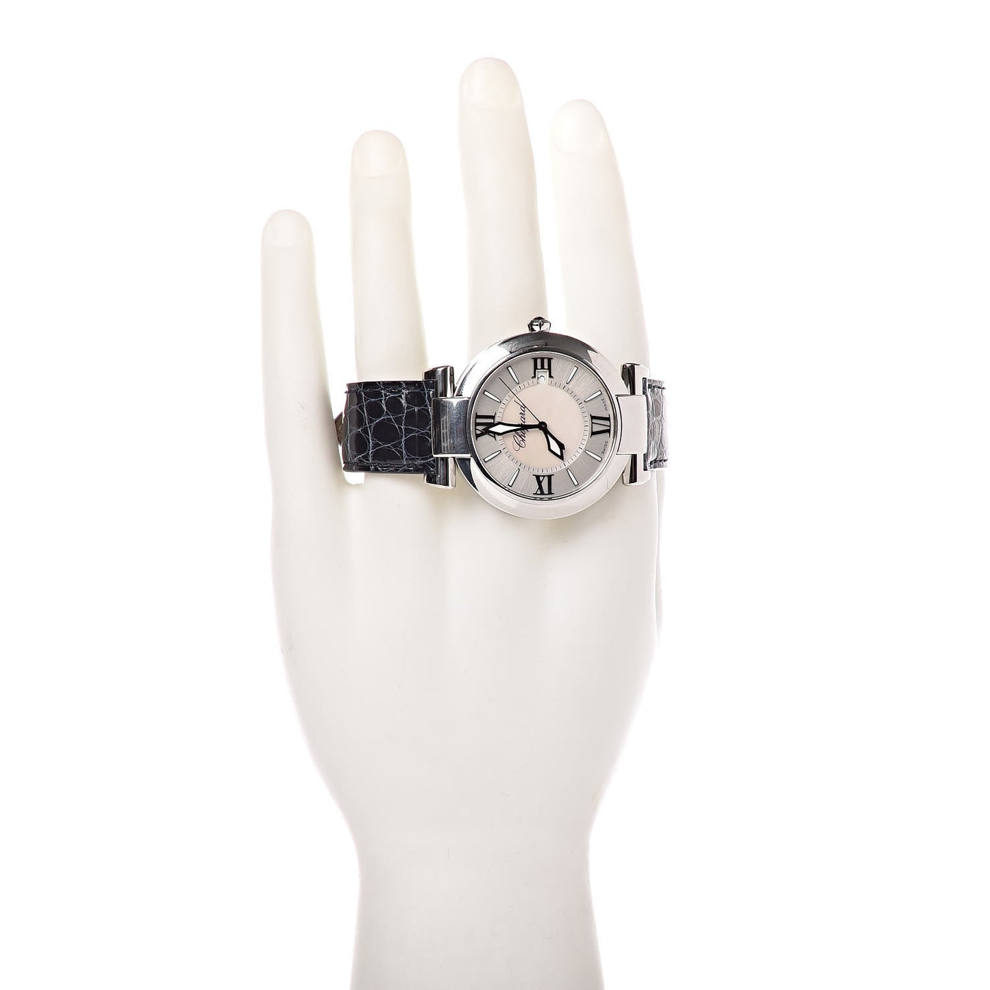 Stainless Steel Alligator Mother of Pearl 40mm Imperiale Automatic Watch