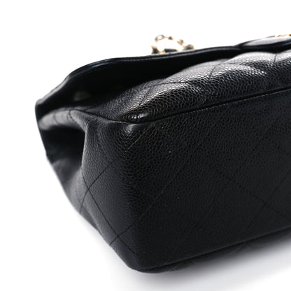 Chanel Caviar Quilted Jumbo Single Flap Black 8 of 10