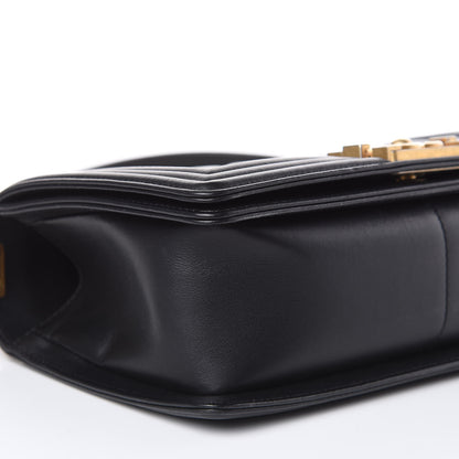 Chanel Calfskin Quilted Medium Boy Flap Black 7 of 10