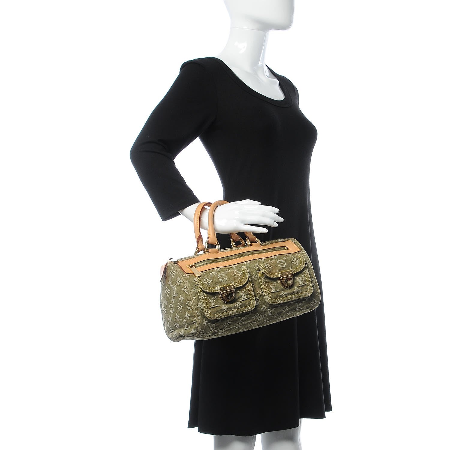 Louis Vuitton Monogram Denim Neo Speedy Lichen 2 of 10