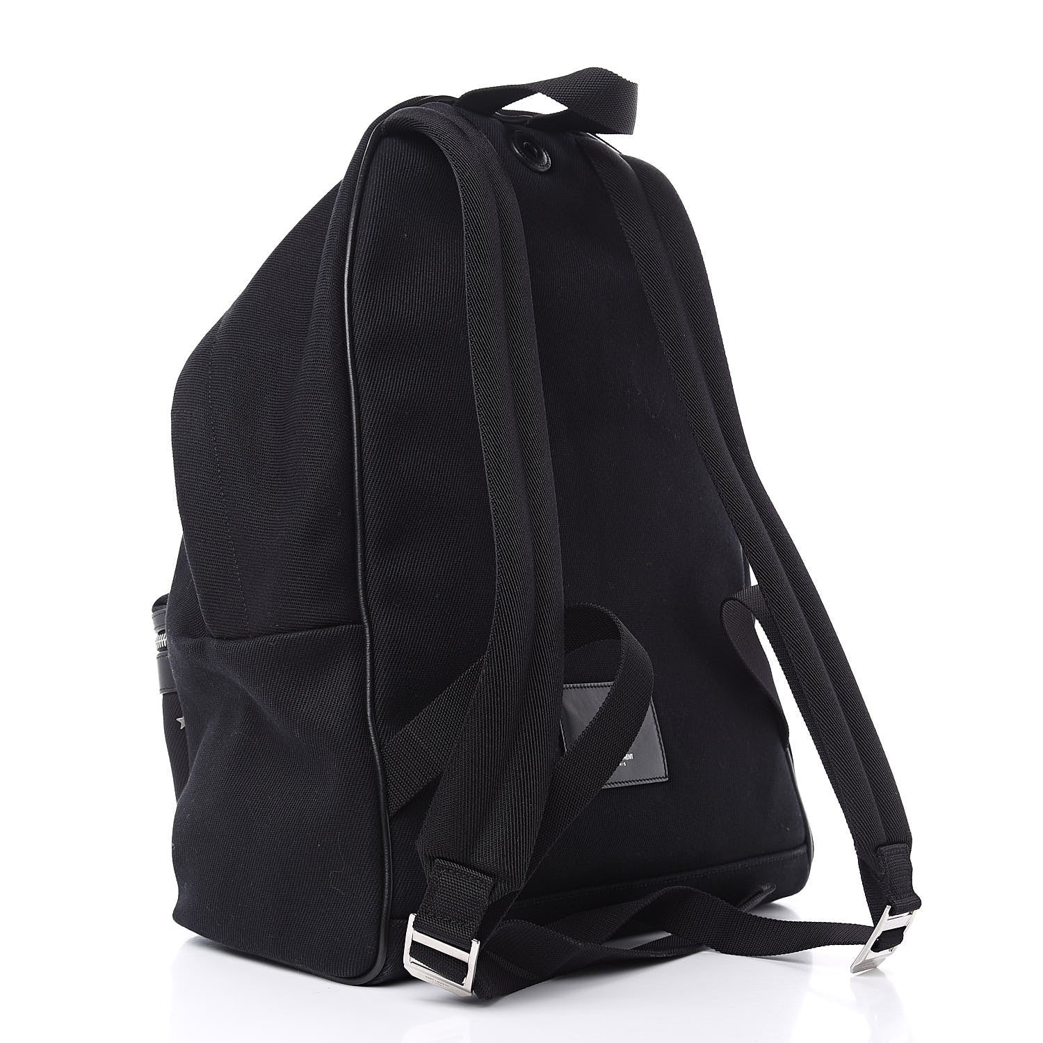 Saint Laurent Canvas Star Studded Hunting Backpack Black 3 of 11
