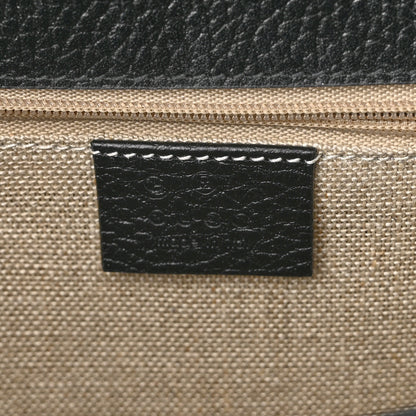 Gucci Dollar Calfskin Interlocking G Shoulder Bag Black 6 of 11