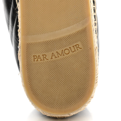 Gucci Nappa Matelasse GG Marmont Espadrilles 39 Black 7 of 11