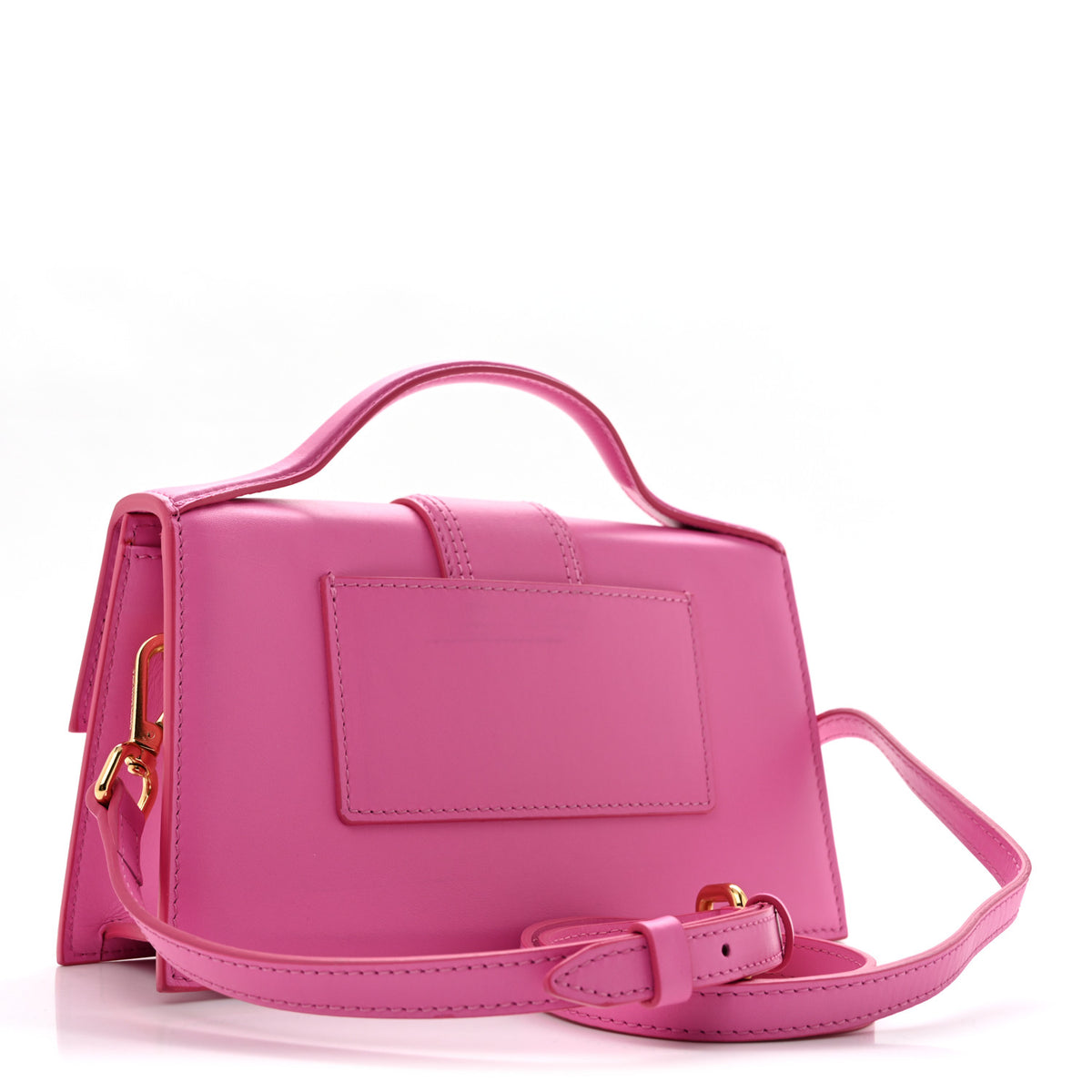 Smooth Calfskin Le Grand Bambino Neon Pink