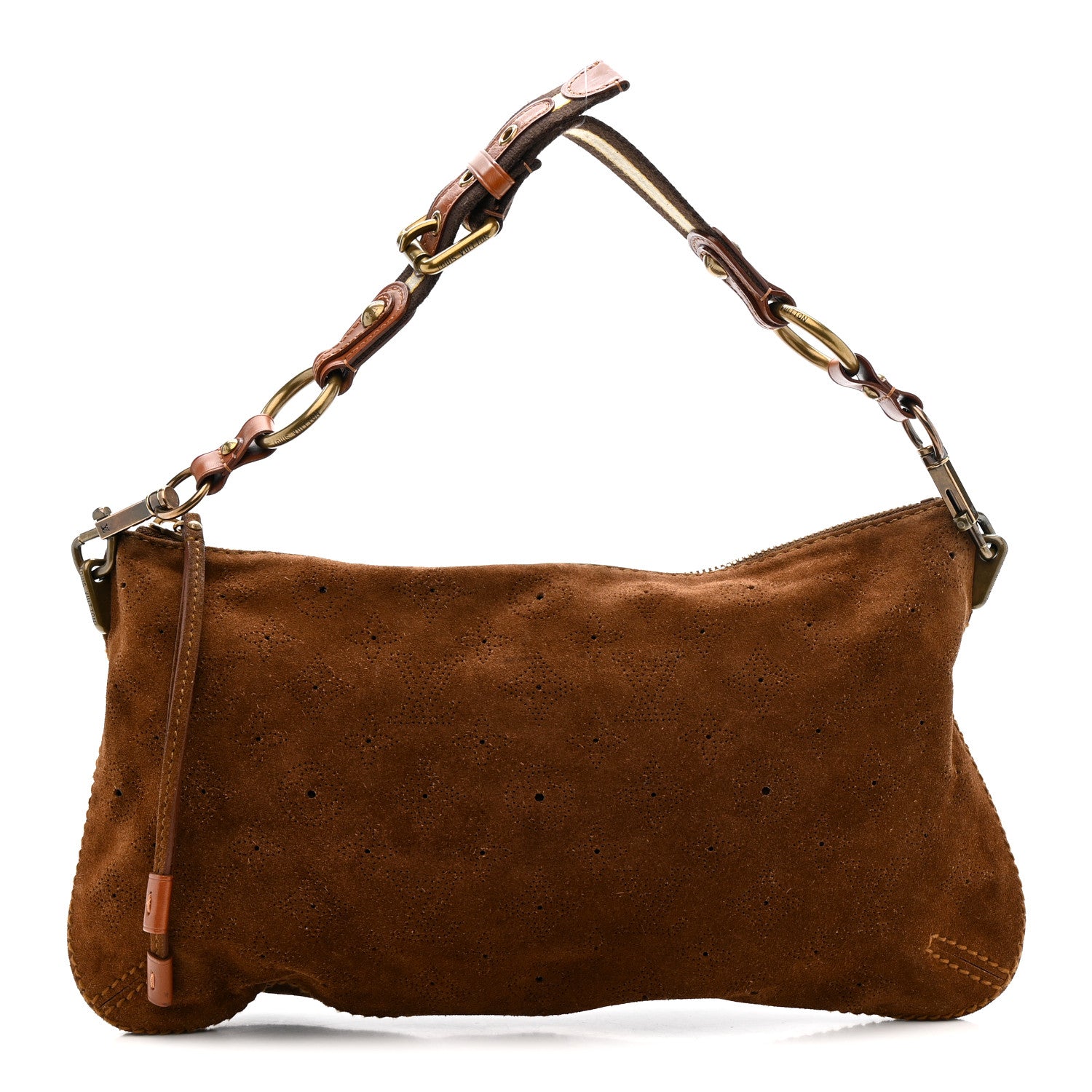 Louis Vuitton Suede Mahina Onatah Pochette Cacao 1 of 10