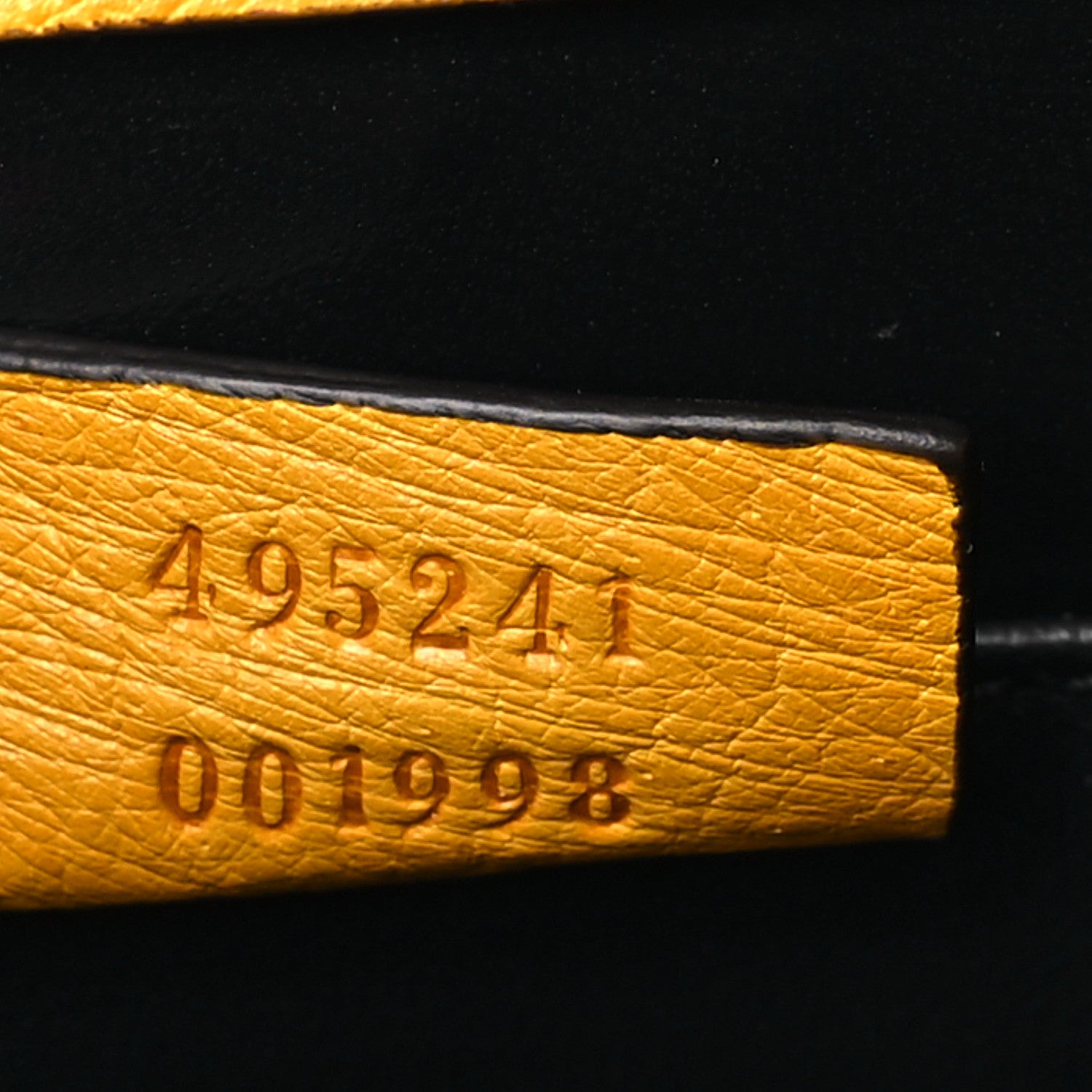 Gucci Ostrich Mini Sylvie Top Handle Bag Yellow 7 of 9