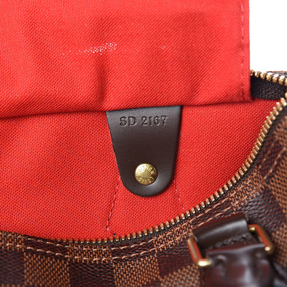 Louis Vuitton Damier Ebene Speedy Bandouliere 25 7 of 11