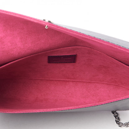 Louis Vuitton Epi Pochette Felicie Black Hot Pink 4 of 9