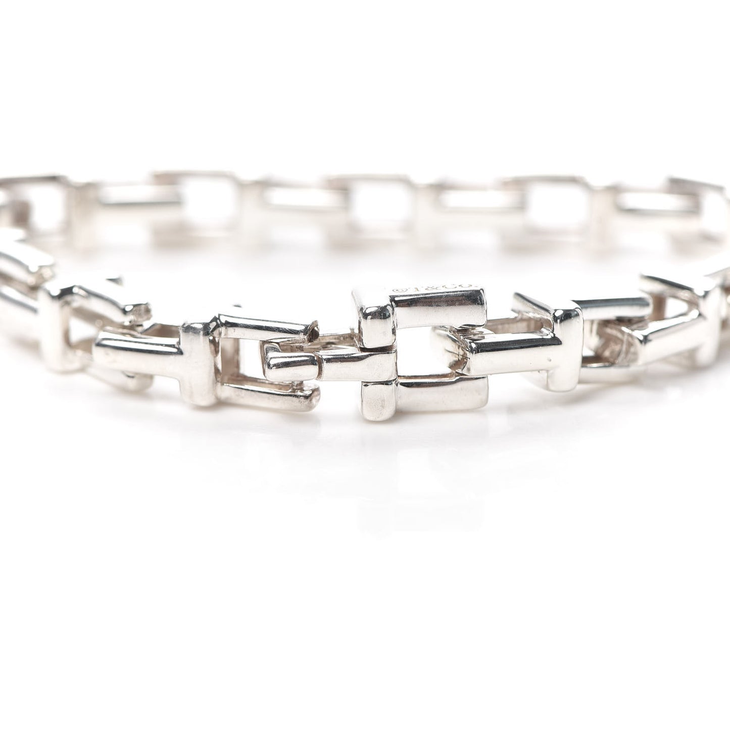 Sterling Silver T Chain Bracelet