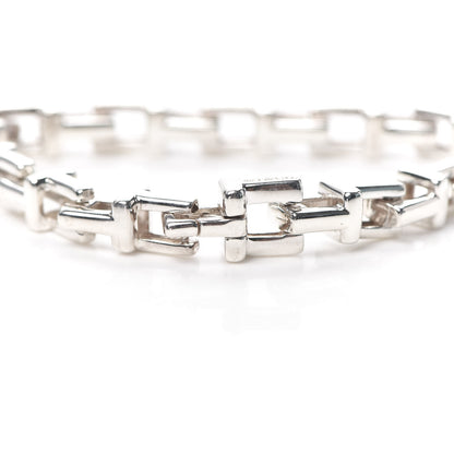 Tiffany Sterling Silver T Chain Bracelet 4 of 7