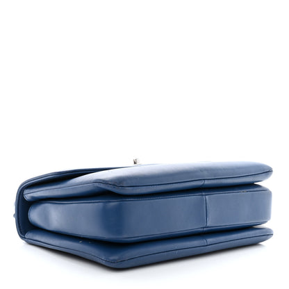 Chanel Calfskin Small Trendy CC Dual Handle Flap Bag Blue 4 of 21